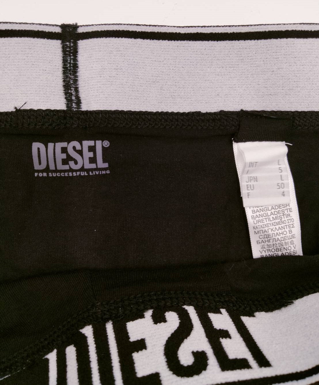 DIESEL(ディーゼル) ローライズボクサーパンツ Black 2枚セット メンズボクサーパンツ 男性下着 00ST3V-0GDAC