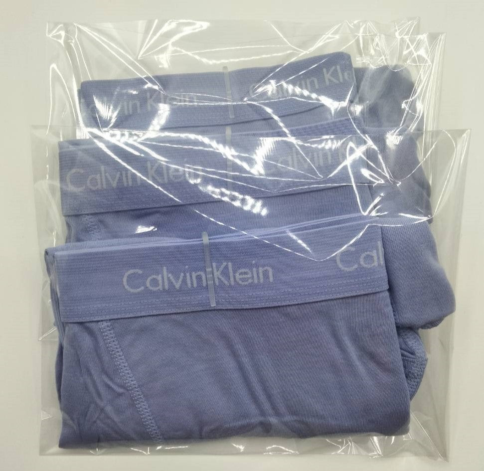 Calvin Klein(カルバンクライン) ボクサーブリーフ ライトブルー 3枚セット 100%コットン メンズボクサーパンツ 男性下着 NB1899