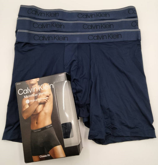 Calvin Klein(カルバンクライン) ボクサーパンツ Navy 3枚セット メンズボクサーパンツ 男性下着 NB2570