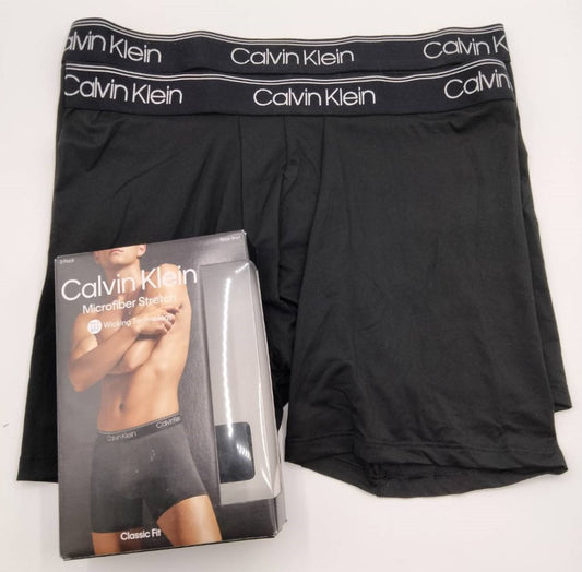 Calvin Klein(カルバンクライン) ボクサーパンツ Black 2枚セット メンズボクサーパンツ 男性下着 NB2570