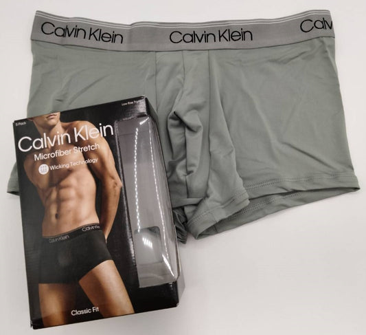 Calvin Klein(カルバンクライン) ローライズボクサーパンツ Grey 1枚 メンズボクサーパンツ 男性下着 NB3375