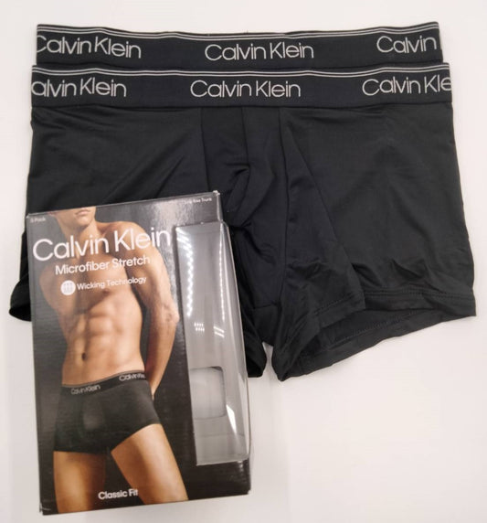 Calvin Klein(カルバンクライン) ローライズボクサーパンツ Black 2枚セット メンズボクサーパンツ 男性下着 NB3375