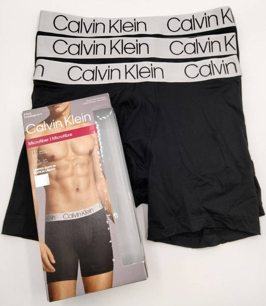 Calvin Klein(カルバンクライン)  ボクサーブリーフ ブラック 3枚セット メンズボクサーパンツ 男性下着 NP2431