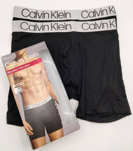 Calvin Klein(カルバンクライン)  ボクサーブリーフ ブラック 2枚セット メンズボクサーパンツ 男性下着 NP2431