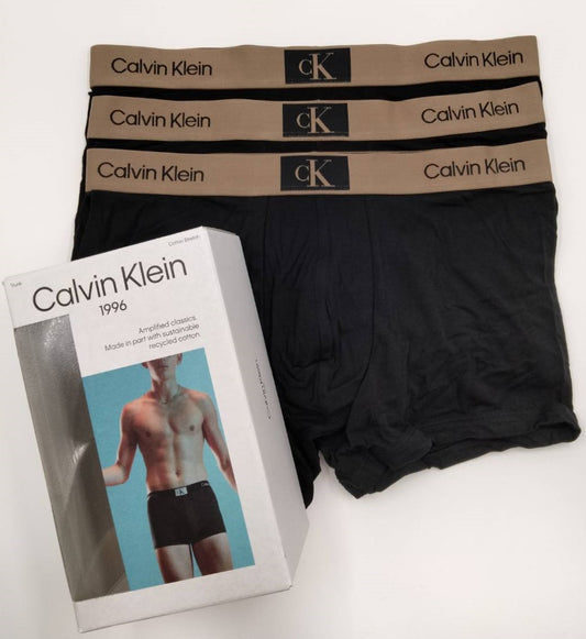 Calvin Klein1996(カルバンクライン)  ボクサーパンツ Gold Mサイズ 3枚組 メンズボクサーパンツ 男性下着 NB3582