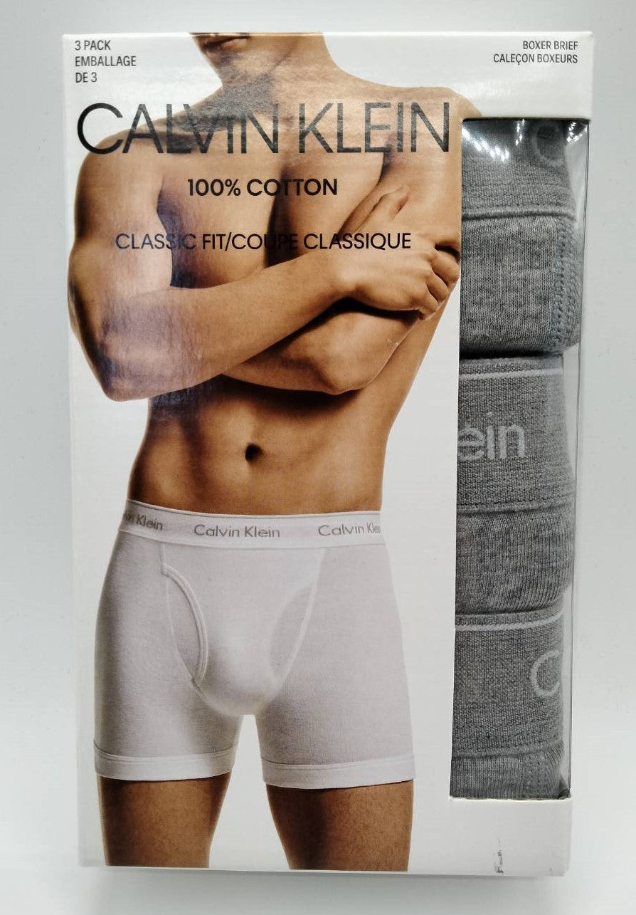 Calvin Klein(カルバンクライン)ボクサーパンツ Grey 3枚セット メンズ下着 NB4003