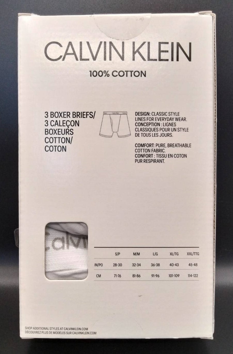 Calvin Klein(カルバンクライン)ボクサーパンツ White 3枚セット メンズ下着 NB4003