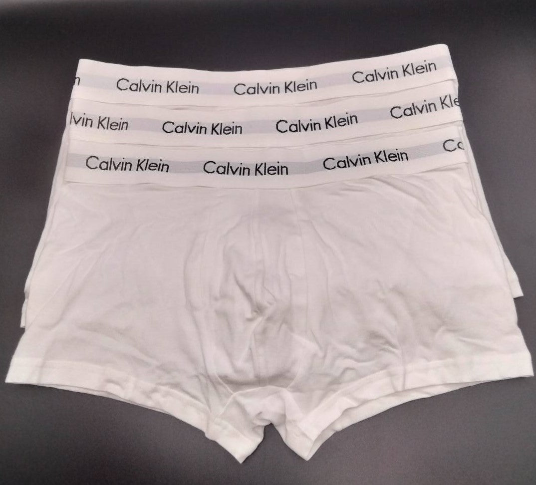 Calvin Klein(カルバンクライン) ローライズ ボクサーパンツ ホワイト Mサイズ 3枚セット コットンストレッチ U2664 – Pride