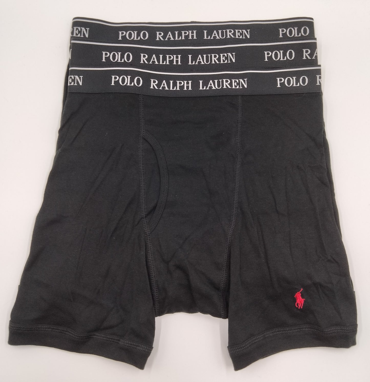 POLO RALPH LAUREN(ポロ ラルフローレン) ミドルボクサーパンツ Black 3枚セット メンズ下着 NCBBP5