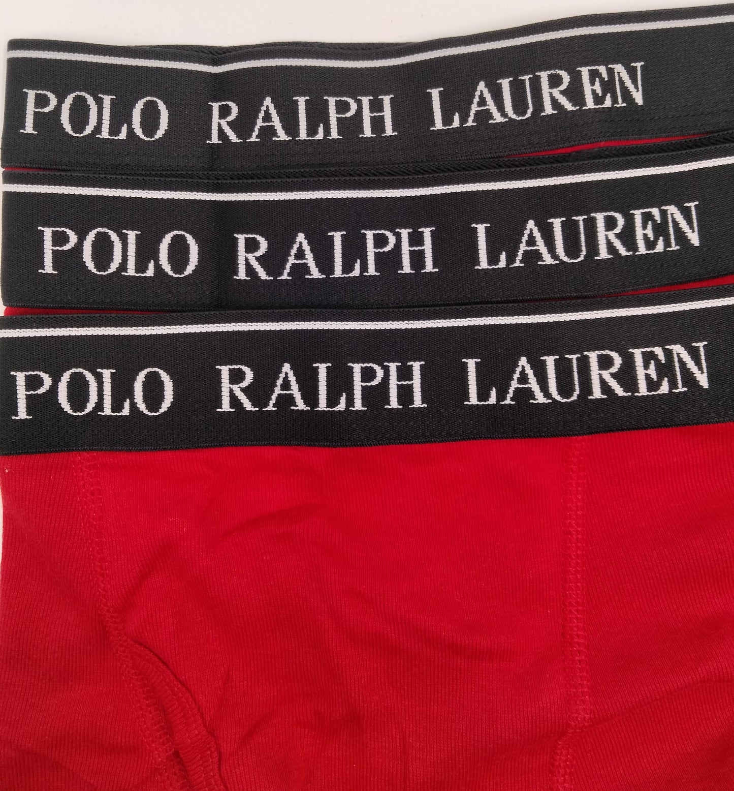 POLO RALPH LAUREN(ポロ ラルフローレン) ミドルボクサーパンツ Red 3枚セット メンズ下着 NCBBP5