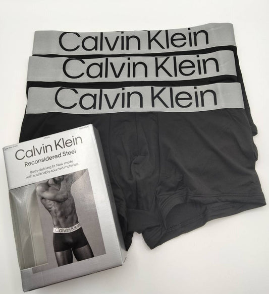 Calvin Klein(カルバンクライン) ローライズ ボクサーパンツ Black 3枚セット NB3074