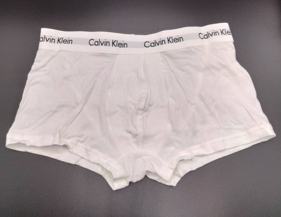 Calvin Klein(カルバンクライン) ローライズ ボクサーパンツ  ホワイト Mサイズ 1枚 コットンストレッチ  NU26642