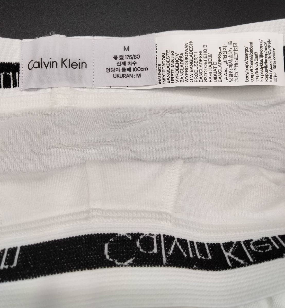 二枚専用 新同 カルバンクライン Calvin Klein ホワイト-