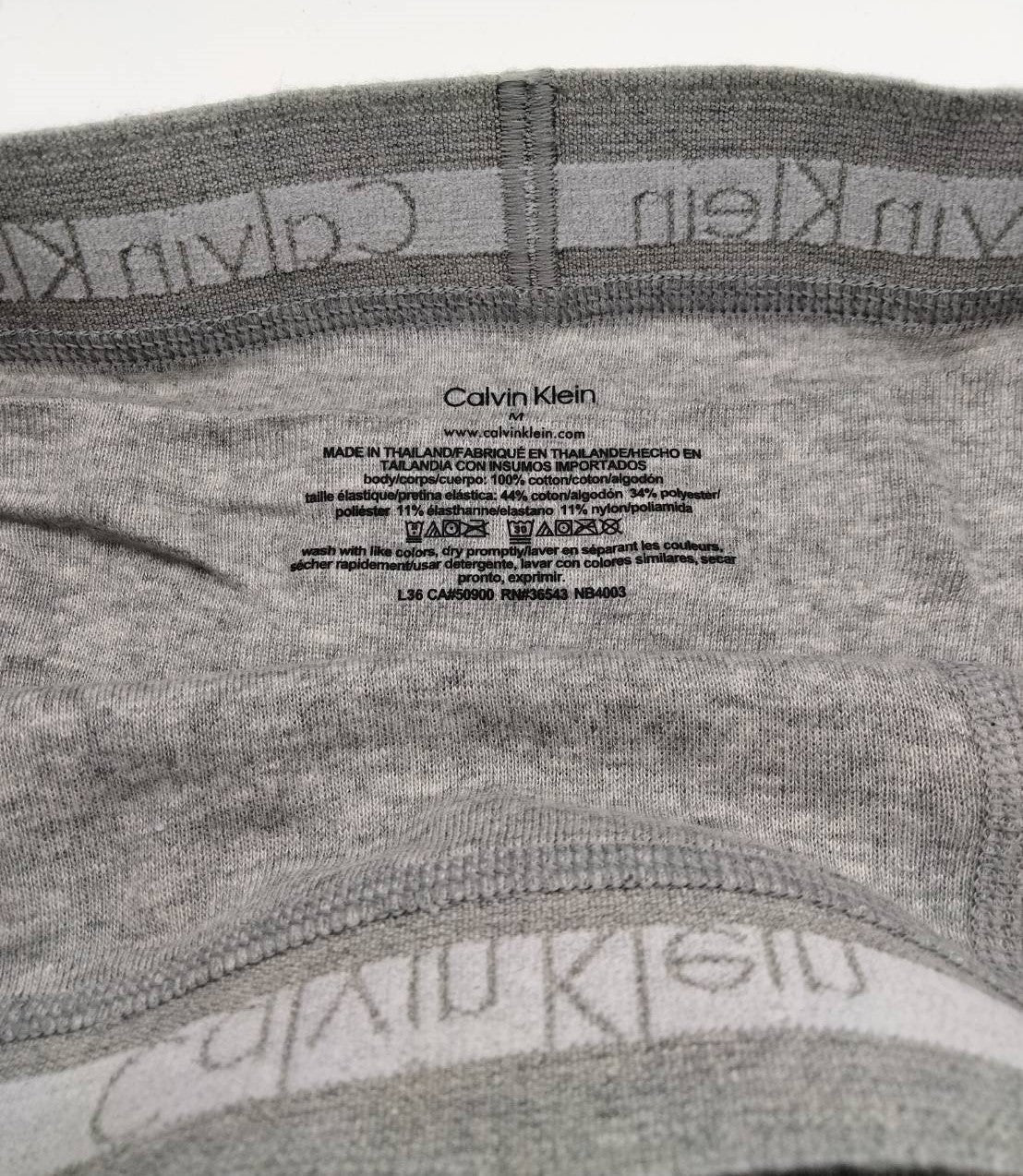 Calvin Klein(カルバンクライン)ボクサーパンツ Grey 1枚 メンズ下着 NB4003