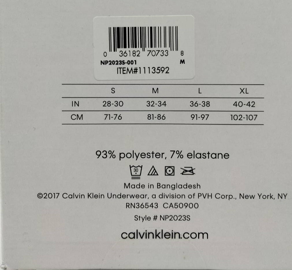 Calvin Klein(カルバンクライン)  ボクサーブリーフ ブラック メンズ下着 2枚セット